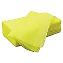 Pack of 50 Dust Clothes Chicopee 0213 Masslinn 14.4-inch x 24-inch Heavy Duty Yellow Dusting Wiper Cloth for Furniture, Printers, Electronics, No