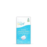Bottle Bright Single Pack (12 Tablets)- Clean Stainless Steel, Thermos, Tumbler, Insulated and Reusable Water Bottles -Cleaning Tablets are Easy