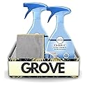 Fabric Refresher Spray 23.6 oz Bundle with Microfiber Cloth - Fabric Freshener Spray for Sofas, Curtains, and Hard-to-Wash Fabrics - Eliminates Odors
