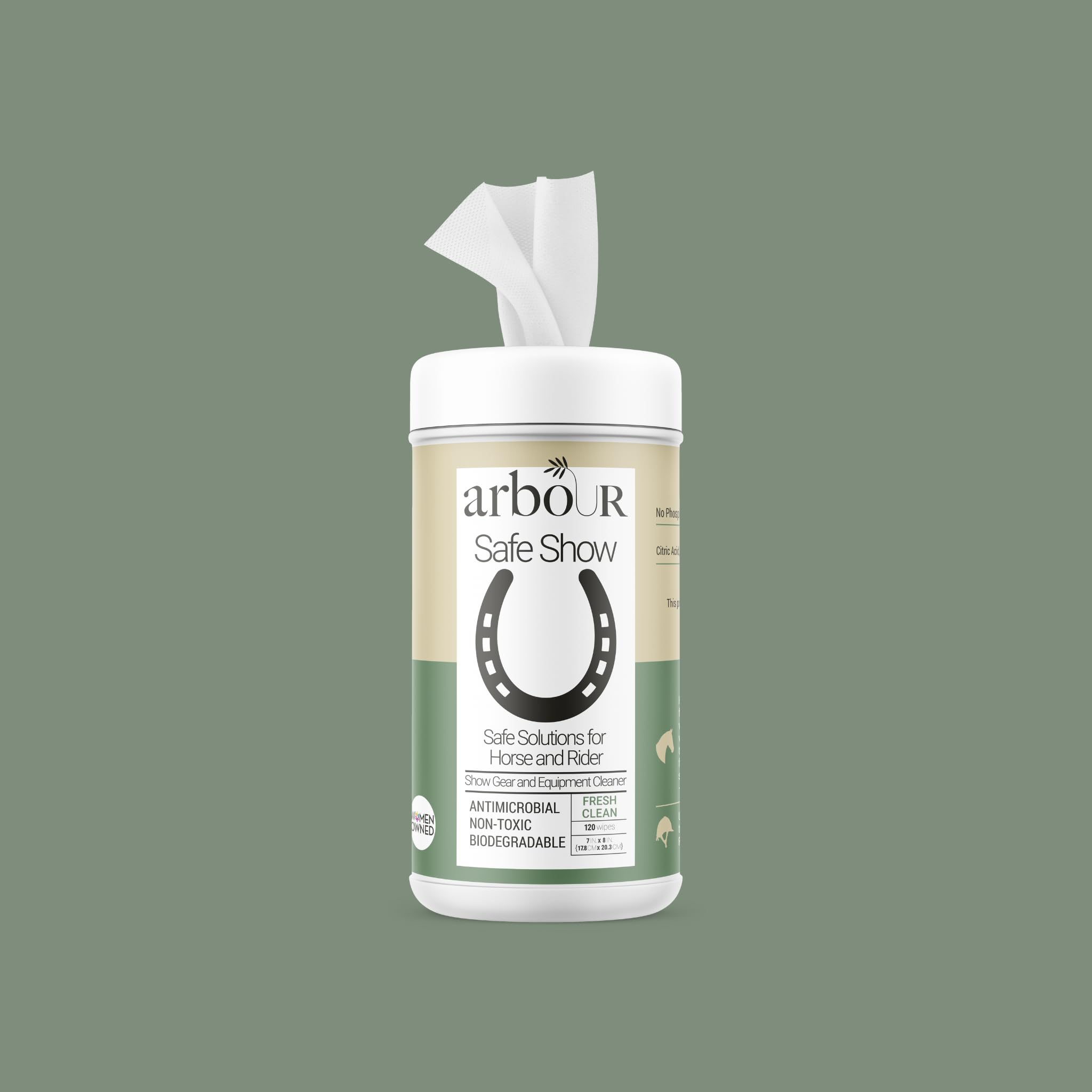 Arbour Safe Show Wipes