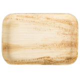Perfectware Palm Plate 6x5 Rectangle-25 Palm Plate, 6"X5" Rectangle- Pack of 25 Brown