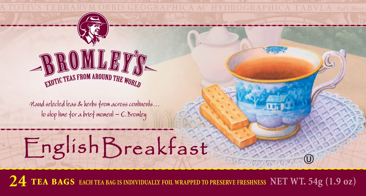 Bromley's English Breakfast Tea, 24 Count (Pack of 6)