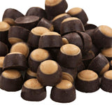 Mini Dark Chocolate Peanut Butter Buckeyes, Bite-Sized Treats, 1 lb Bag