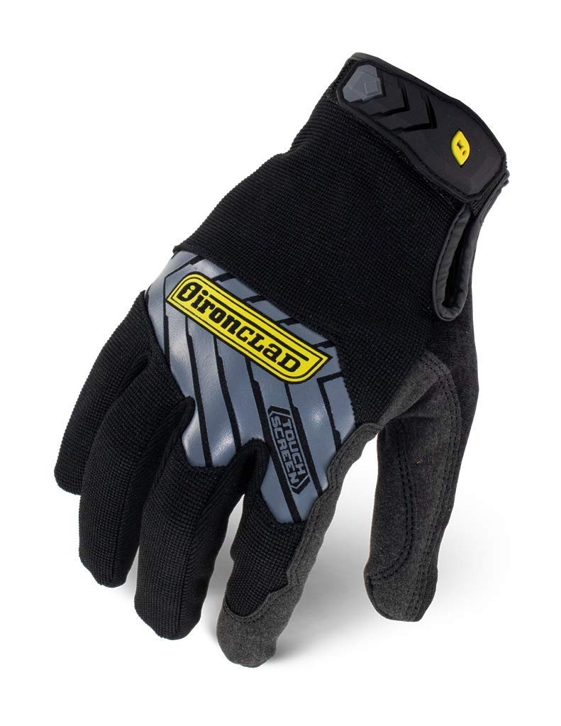 Ironclad Command Pro Touch Screen Gloves, Black, X-Large