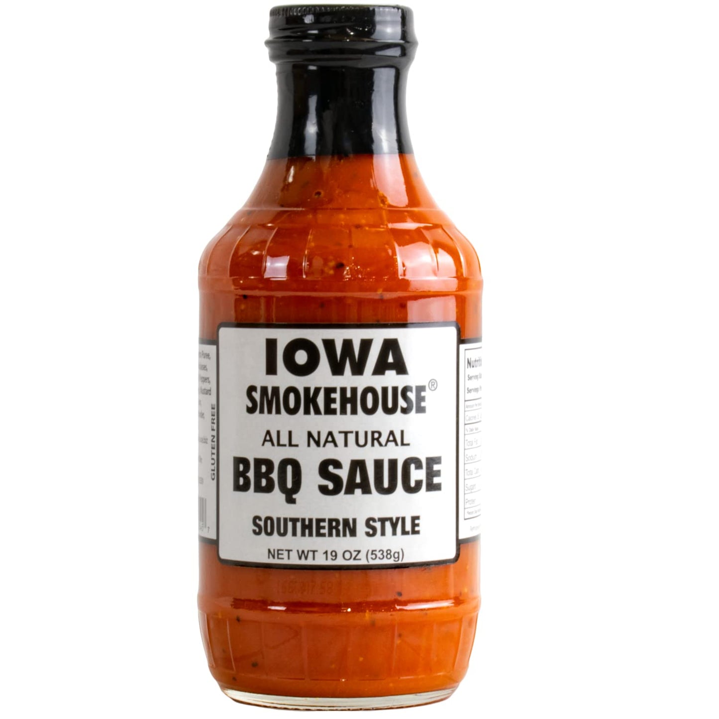 IOWA SMOKEHOUSE BBQ Sauce, 19 oz bottle (Southern Style)