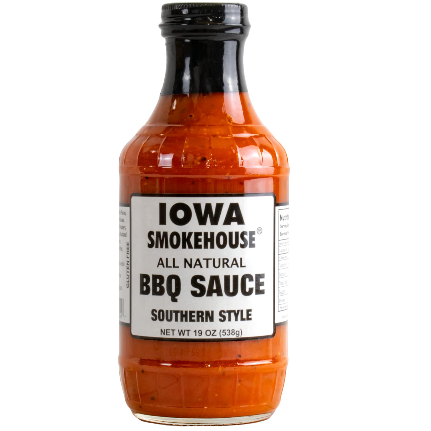 IOWA SMOKEHOUSE BBQ Sauce, 19 oz bottle (Southern Style)