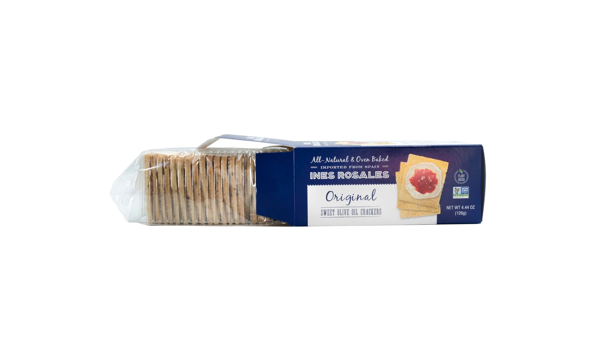 Ines Rosales Original Olive Oil Crackers 4.44 Oz