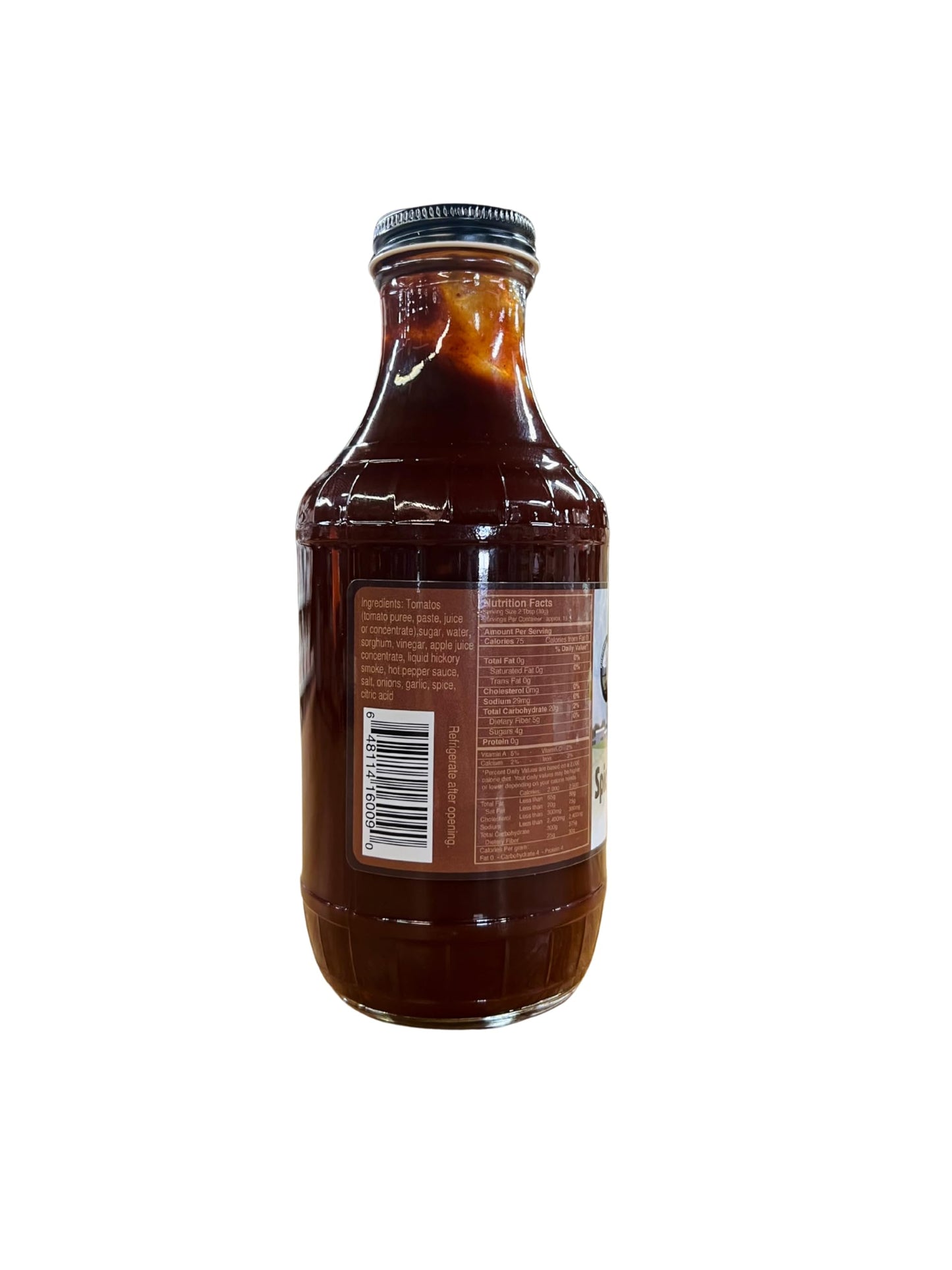 Spring Valley Farms BBQ Sauce 16 oz All Natural (Spicy Hickory BBQ Sauce)