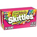 SKITTLES SOURS Wild Berry Sour Candy Bag, 1.8-Oz, Candy Bulk - 24 Count