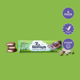 7th Heaven, Vegan Oat Milk Chocolate Snack Bars: Pistachio & Halva Cream - (1.6 oz - 6 Pack), Healthy Chocolate, Perfect Valentines Gift For Your