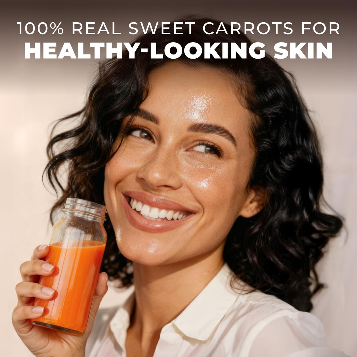 Gya Tea Co Carrot Powder 1.1 lb (17.64 oz) - Made from Carrot Juice for Flavor, Juices, Smoothies & Baking - Natural Superfood Powder for Vision