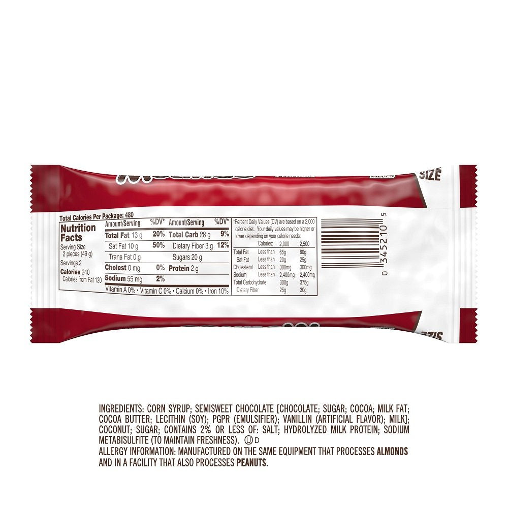 Mounds Candy Bars, King Size, 3.5-Ounce (Pack of 18)