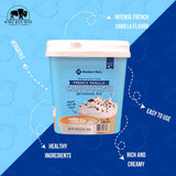 KING BUY BOX 1 PCS cup Bundle with French Vanilla Cappuccino Beverage Mix, 48 oz. 3PACK compatible with Members Mark