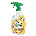Mean Green Refillable Ultra Powered Bathroom Cleaner Concentrate, Tropical Breeze, 14.3 fl oz - Plant & Mineral Based, Removes 100% of Soap Scum