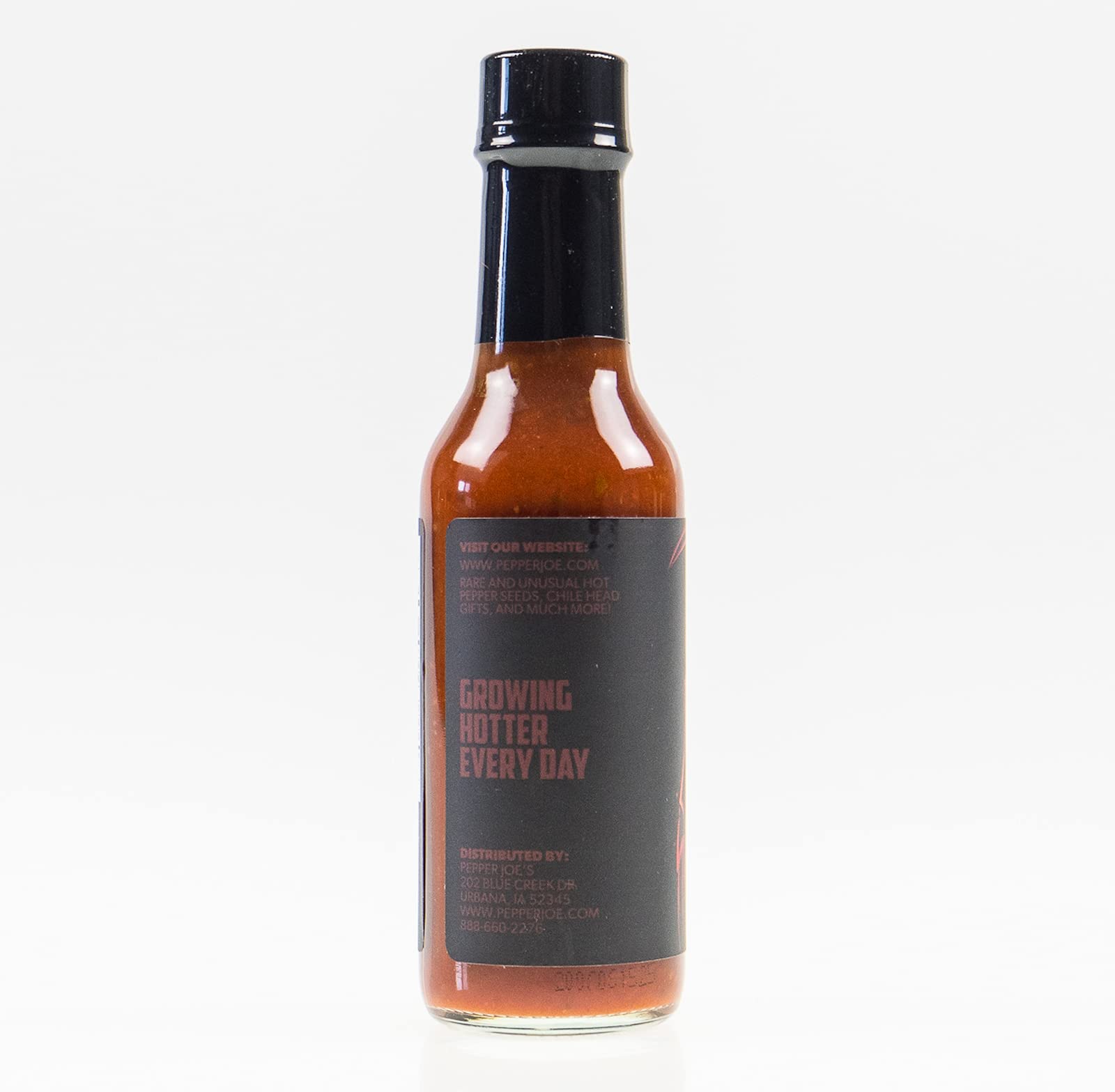 Pepper Joe’s Carolina Reaper Hot Sauce - Extreme Heat with Delicious Flavor Balance - Made with World’s Hottest Chili Pepper - 5 Ounces