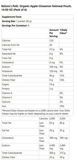 Nature's Path Hot Oatmeal - Apple Cinnamon - Case of 6 - 14 oz.