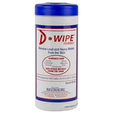 D-LEAD WT-040 Disposable Wipes with Pop Up Canister - 40 Count - Pack of 12