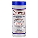 D-LEAD WT-040 Disposable Wipes with Pop Up Canister - 40 Count - Pack of 12