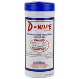 D-LEAD WT-040 Disposable Wipes with Pop Up Canister - 40 Count - Pack of 12