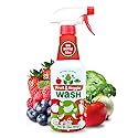Dr. Robaina Fruit & Veggie Wash - Produce Cleaner Spray 32 fl oz | Removes Waxes & Harmful Residue | No Aftertaste | Baby-Safe Plant-Based Formula |
