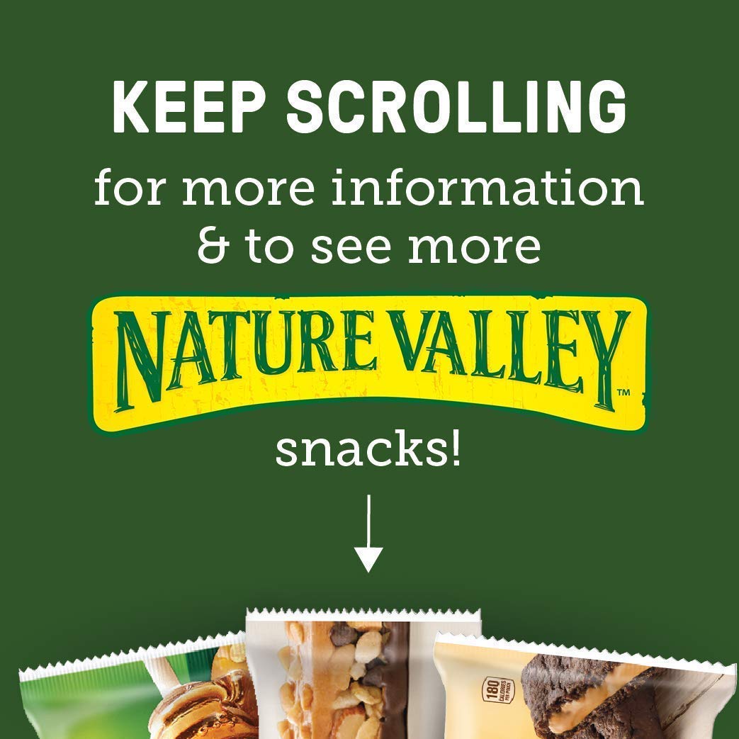 Nature Valley Chewy Granola Bar, Protein, Peanut, Almond and Dark Chocolate, Gluten Free, 1.4 Oz, 5 Bars (24 Boxes)