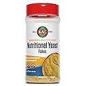 KAL Nutritional Yeast Flakes, Fortified with B12, Folic Acid & Other B Vitamins, Unsweetened, Great Nutty Flavor, Vegan & Gluten Free, 60-Day Money