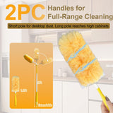 50 Count Heavy Duty Duster Refills, Unscented Disposable Dusters Refill Kit for Cleaning Dusting Furniture Blind Ceiling Fan