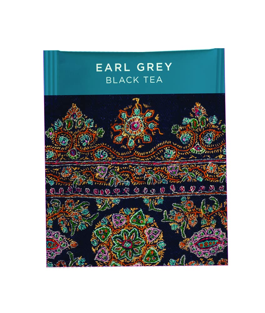 Earl Grey Black Tea by Newby Teas - 50 Individually Wrapped Tea Bags - Flavoured with Pure Bergamot Oil - Premium Black Tea Blend