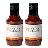 Jack Stack Barbecue Original Sauce - Kansas City BBQ - Smoked KC BBQ Sauce (2 Pack, 18oz Bottles)