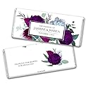 Botanical Wedding Candy Personalized Chocolate Bars (36 Count)