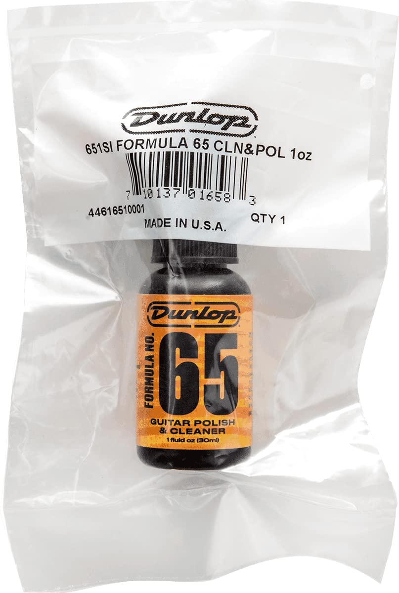 Jim Dunlop Formula 65 Polish and Cleaner-1 oz (651J10Z)