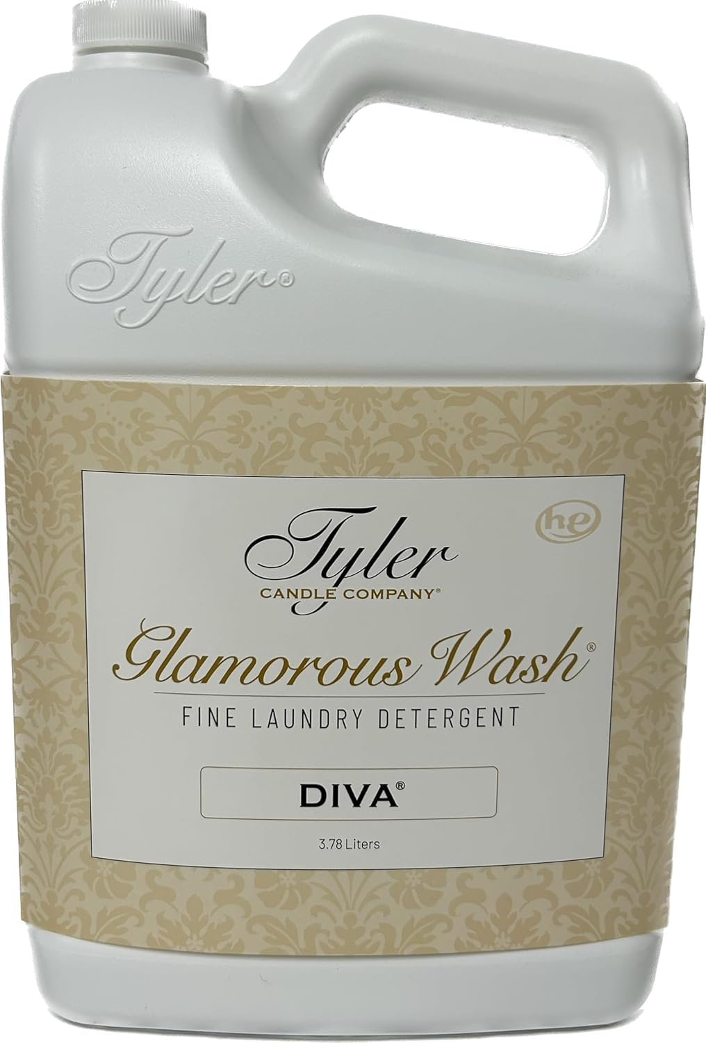 Tyler's Glamorous-Wash Diva Laundry Detergent 128oz (Pack of 1) ILIOS Packaging.