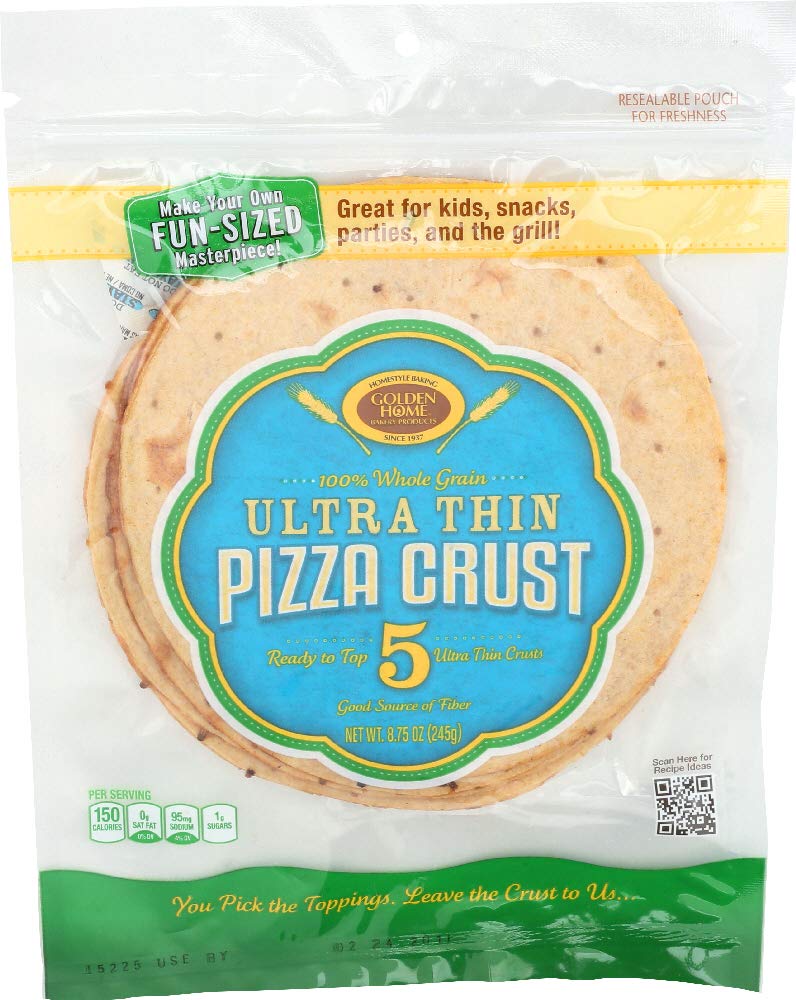 (NOT A CASE) 100% Whole Grain Ultra Thin Pizza Crust 7-Inch