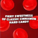 Cinnamon Discs Hard Candy - 2 Pound Bulk Pack (About 150 Count) - Christmas Candies - Individually Wrapped Cinnamon Bulk Candy - Sweet and Spicy