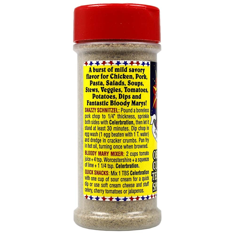 Obie-Cue's Celerbration Super Savory Seasoning - 3X World BBQ Champion's Special Blend (4.1 oz)