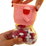 MENGLANSI Shape Sweets Dispensers Candy Chocolate Holder Container for Birthday Valentines Day Gift and Festival Celebration Lover Candy Machine