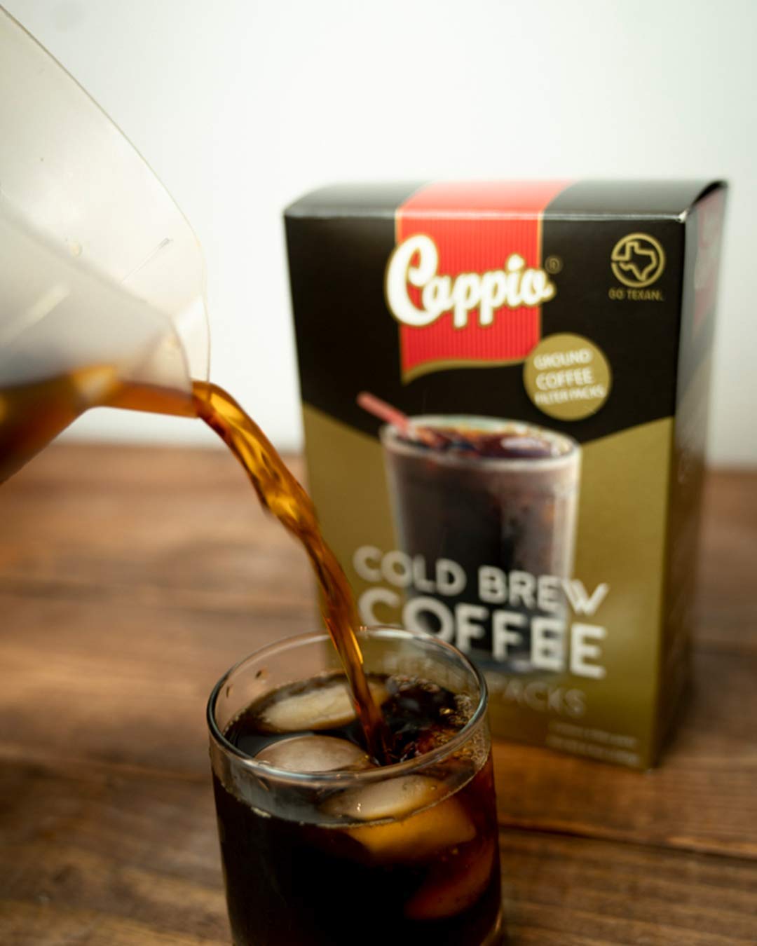 Cappio Cold Brew Coffee Pack, Cold Brew, 8.4 Oz (4 packs), 6ct