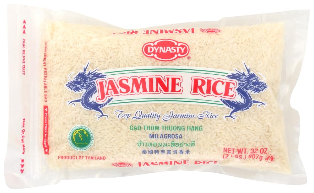 Dynasty Jasmine Rice 2 lbs Bag (White Rice 2lbs)
