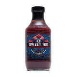 Plowboys Sweet 180 BBQ Sauce - Competition Quality Barbecue Sauce with Mild Heat - Award-Winning KCBS Chicken, Ribs & Pork Sauce (Sweet 180, 1 Pack)