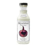 BRIANNAS - Home Style Creamy Blue Cheese Dressing - Fine Salad Dressing made with Premium Ingredients - Gluten Free & Low Sugar Dressing - 12 oz