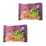 Columbina Scary Eyeballs Bubble Gum, 40-ct. Bags (2 pack) - SET OF 4