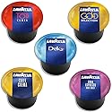 Lavazza Blue Coffee Capsules Variety Pack - 100 Count (20 Pods Each) - Includes Top Class, Caffè Crema, Decaf Dek, Gran Espresso & Gold Selection