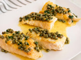 Fulton Fish Market Lemon Caper Sauce, Gourmet Seafood Finishing Sauce, 12 oz