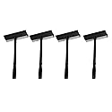 4 Pack of Window and Windshield Cleaning Sponge and Rubber Squeegee (4)