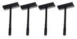 4 Pack of Window and Windshield Cleaning Sponge and Rubber Squeegee (4)