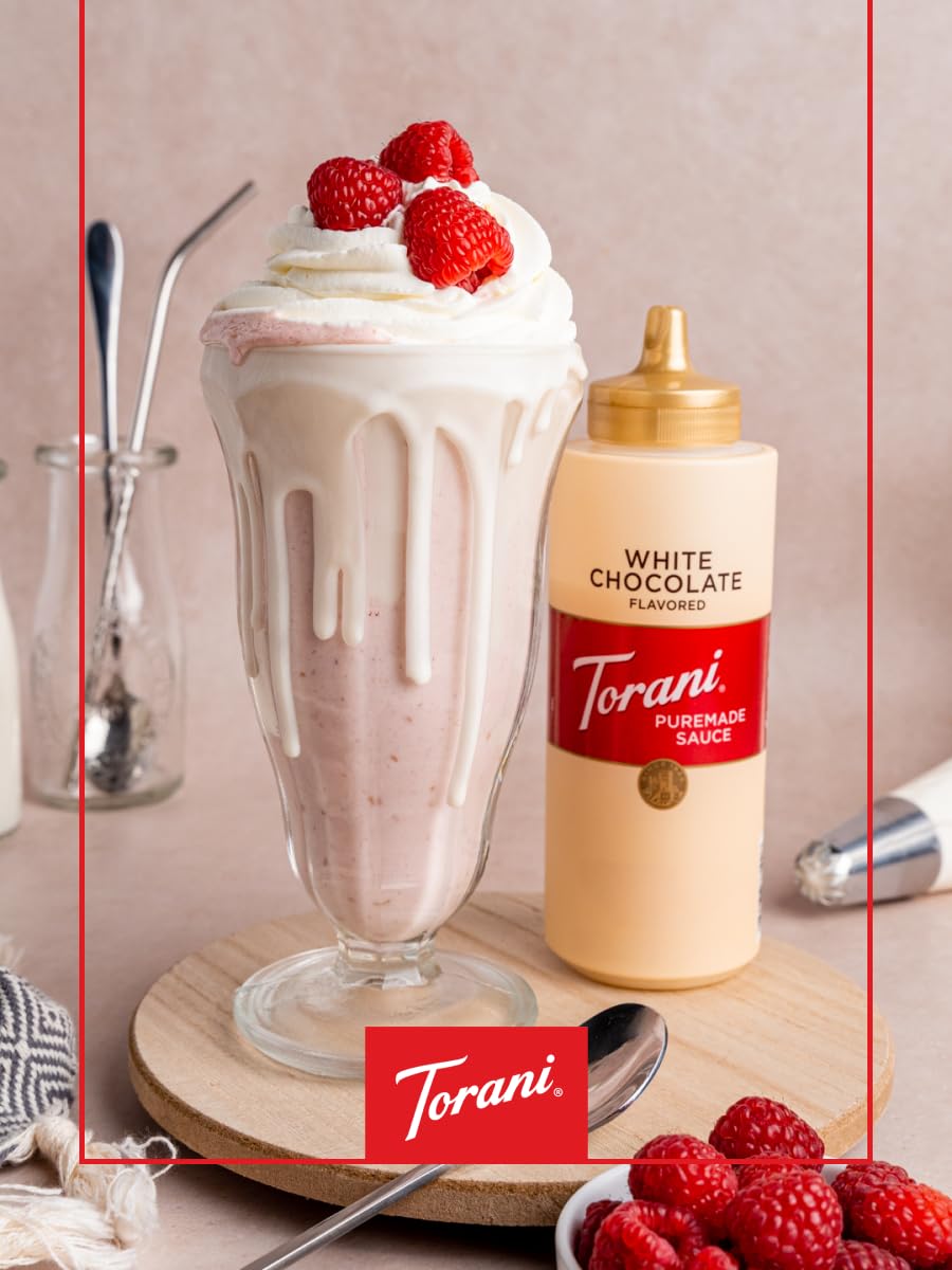 TORANI WHITE CHOCOLATE SAUCE 64 OZ.