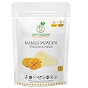 SATVIKZONE Mango Fruit Powder,100% Natural,Vegan Friendly,No Added Sugar,No Artificial Flavors/Colors/Preservatives,NON-GMO,Eco-friendly Standup