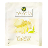 Tekola, Ceylon Black Tea with Natural Ginger Root. A premium blend of 100% pure Ceylon Tea with ginger. Robust, flavorful, and invigorating with the