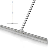MHM AquaSlide PushPro - 28-Inch Heavy Duty Squeegee for Concrete Floors & Wet Surfaces | Industrial Rubber Blade Water Removal Tool for Garages