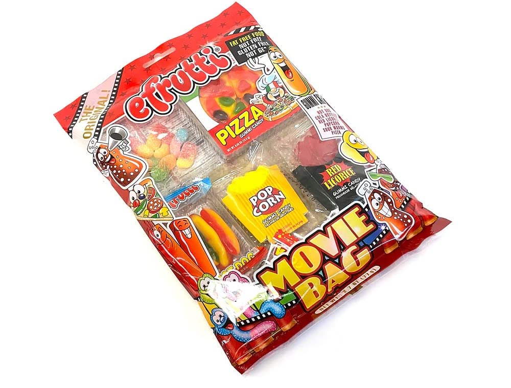 efrutti Gummi Candy Movie Bag 2.7 oz. - Case of 12